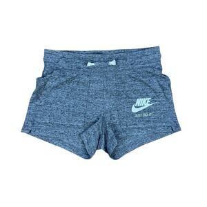Nike Women's Sportswear Gym Vintage Heather Gray Shorts Womens Sz XS